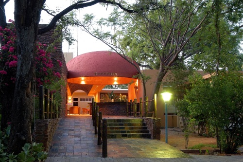 Ruacana Eha Lodge Reception-Entrance